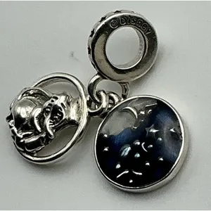 Pandora Disney Dumbo Sweet Dreams Little One Dangle Charm S925 Retired thumbnail 4