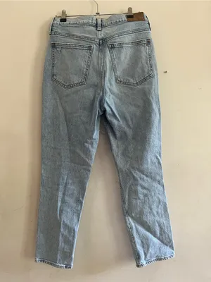 Madewell Jeans The Perfect Vintage Crop Jean 28 Distressed Light Wash Minimalist thumbnail 4