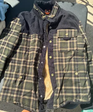 Flannel jacket Green Size M thumbnail 1