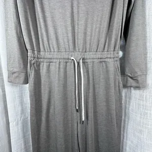 Vuori Lux Intentions Jumpsuit Smoke Heather Grey Womens Medium Travel Comfy thumbnail 6