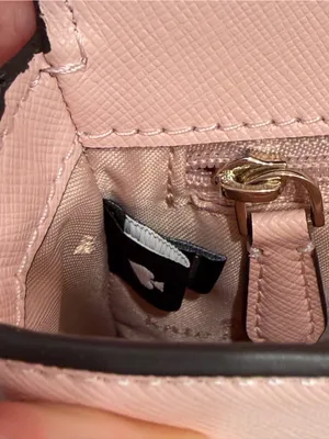 Kate Spade New York Sadie Leather Crossbody Purse in Light Pink EUC thumbnail 10