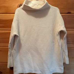 Free People Cream Cowl Neck Sweater thumbnail 3