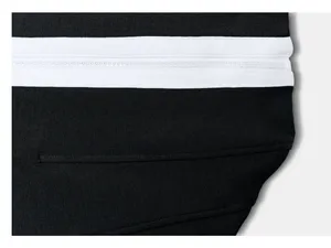 Zara NWT 2 piece matching lounge SET black & white strip pants & zip jacket thumbnail 7