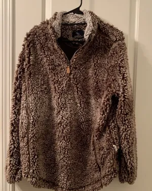 Simply Southern Women's Brown Sherpa 1/4 Zip Jacket thumbnail 2
