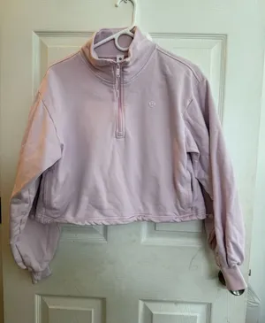 lululemon tennis terry quarter zip thumbnail 1