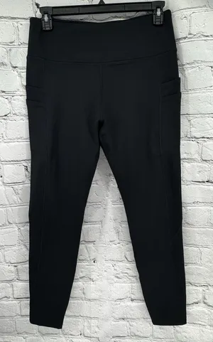 NWT Baleaf Leggings Women's XL Black Water Resistant Fleece Lined Pockets thumbnail 1