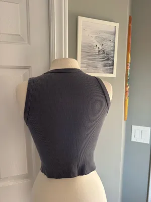 John Galt Blue/Gray Tank Top thumbnail 2