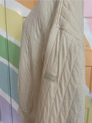 PrAna Cedar and Sage Organic Pullover Quilted Sweatshirt in Canvas Sz XL 🧡🎀 thumbnail 5