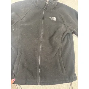 womens black north face fleece jacket small‎ needs shaved thumbnail 4