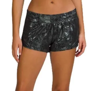 Lululemon Black Metallic Hotty Hot Shorts thumbnail 4