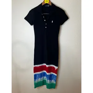 POLO Ralph Lauren Tie-Dye Polo Shirt Dress WOMENS XS thumbnail 2
