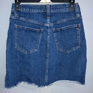 Madewell High Rise Classic Blue Denim Jeans Skirt size 25 #736 thumbnail 2