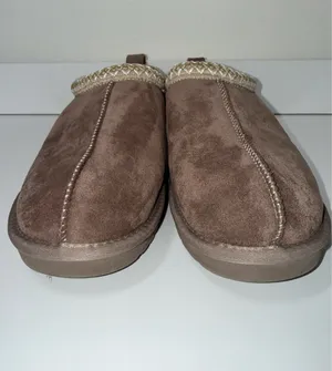 Maurices SuperCush Charlie Clogs Slippers Brown Embroidered Slip On thumbnail 2