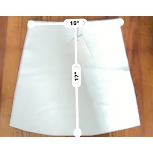 Zara‎ Women White Textured Knit Mini Skirt High Waisted Size L NWT thumbnail 5