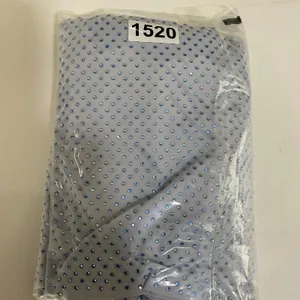 Good‎ American Rhinestone Sleeveless Mini Dress Light Blue Glass Size L NWT thumbnail 5