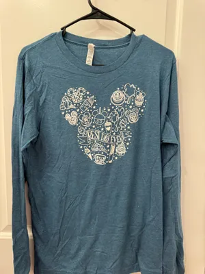 Disney Bella Canvas Long Sleeve T-Shirt thumbnail 1