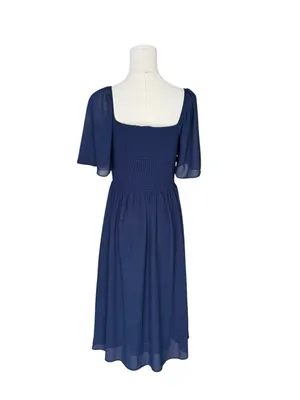 Baltic Born - NWT Colette Sweetheart Midi Dress Navy Blue Sz M thumbnail 6