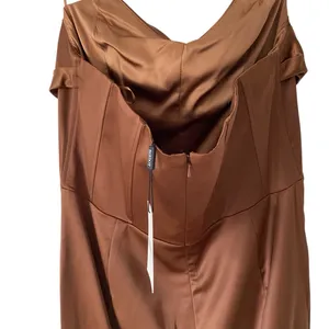 Bardot Jamila NWTs Strapless Corset Dress Brown size 12 thumbnail 8