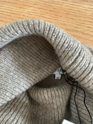 3 piece Cozy Ribbed Sweater Set - Taupe thumbnail 3