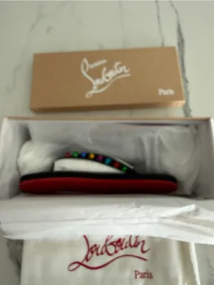 Christian Louboutin Loubi Flip Spikes Thong Sandals thumbnail 6