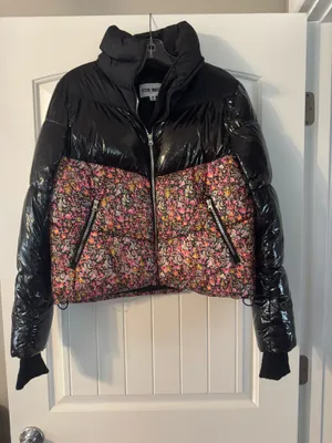 Steve Madden Ariana Floral Puffer Coat thumbnail 2