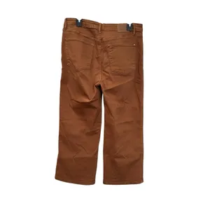 Judy Blue Jeans Womens‎ 13/31 Brown Garment Dyed Wide Leg Crop High Waist #J13-7 thumbnail 3
