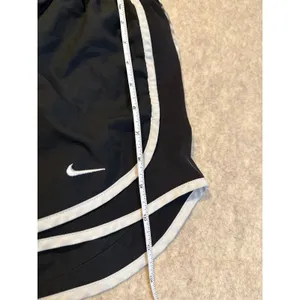 Nike Dri-FIT Tempo Running Shorts Black White Mesh Trim 716453-010 Womens Large thumbnail 3