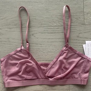 Auden Mesh Unlined Wirefree Bralette Pink Size Medium New NWT thumbnail 1