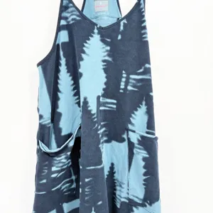 FP Movement Womens Hotshot Winter Forest Navy Boho Slouchy Jumpsuit Size M thumbnail 4