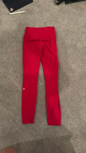 Lululemon Leggings High-Rise Red thumbnail 4