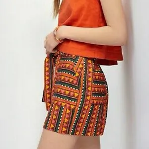 FARM Rio for Anthropologie Gemma Tribal Print Shorts size‎ small thumbnail 2