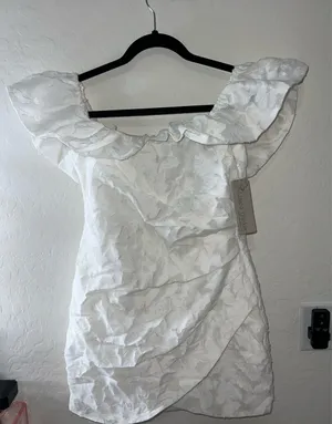 Lizard Thicket Dress White thumbnail 1