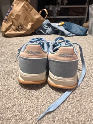 Adidas Women's Blue and Pink run 70s retro sneaker thumbnail 7