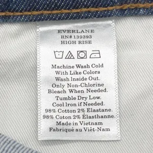 Everlane‎ High Rise Skinny Jeans Womens 23 Stretch Minimalist Indie Clean Girl thumbnail 13