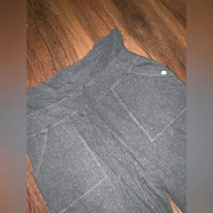 Pact Dark Gray Organic Cotton high rise lounge pants pj cozy casual fall thumbnail 2