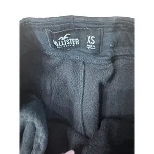 Hollister Sweatpants Womens XS Black Joggers Fleece Activewear Y2K‎ Like thumbnail 4