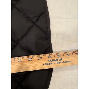 J.Crew Black Full Zip Quilted Vest Flap Front Pockets Women's Small Preppy thumbnail 11