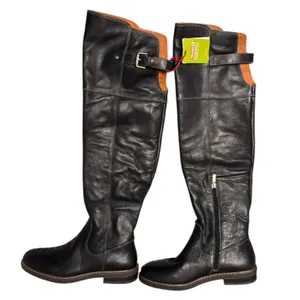 Pikolinos‎ Aldaya Musketeer Over The Knee Leather Boots Black 38 (US 7.5–8) thumbnail 2