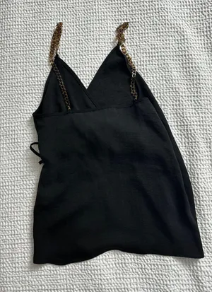 ASOS tortoiseshell straps wrap top thumbnail 3