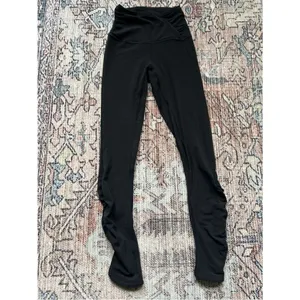 Lululemon Align High-Rise Ruched Waist Pant 25" Black Leggings Size 2 thumbnail 6