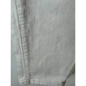 Madewell Jeans Women 27 White Denim Button Fly 10 Inch High Rise‎ Skinny Crop thumbnail 7