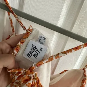 Princess Polly Orange Floral Mini Dress Rayon Size 6 thumbnail 4