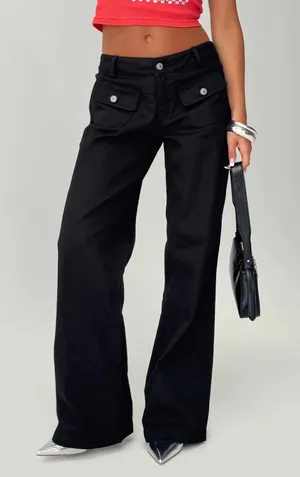 Edikted Cargo Low-Rise Pants thumbnail 1