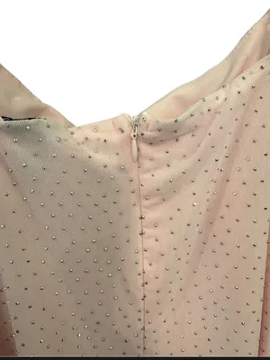 Windsor Homecoming Blush Pink Rhinestone Slip Dress thumbnail 2