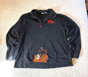 Vintage Disney Tigger Fleece 1/4 Zip Pullover thumbnail 1