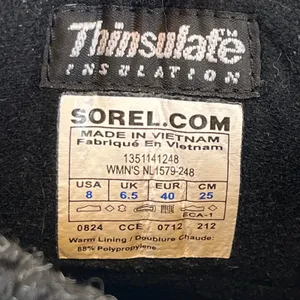 Sorel Womens Winter Boots Brown Suede Thinsulate Snow Lace Up NL1579-248‎ Size 8 thumbnail 7