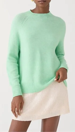 JCrew Rollneck‎ sweater in Supersoft yarn thumbnail 1