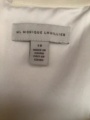 Monique Lhuillier Strapless Tiered Jacquard Mini Dresd-Size 10 thumbnail 12