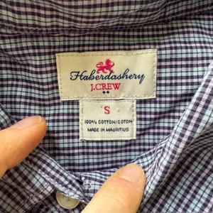 J.Crew Haberdashery Plaid Poplin Button Down Shirt thumbnail 3