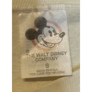 Walt Disney Women's Top Vintage Minnie Mouse‎ Print Boxy Fit Short Sleeve Small thumbnail 6